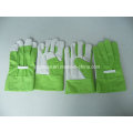 Green Garden Glove-Kids Glove-Safety Glove-Guante de trabajo